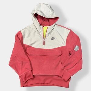 Nike Sportswear Youth Pack Big Kids Woven Pink Jacket size Medium DJ5552-622